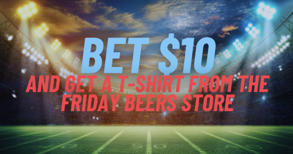 Bet $10 On The Lakers vs. The Nuggets & Get A Shirt From The Friday Beers Store! Copy